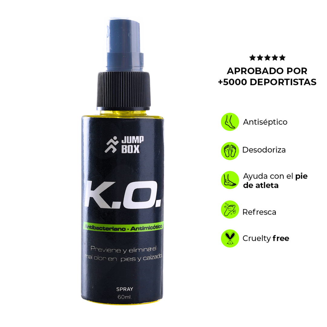 Spray K-O: Elimina Hongos en los Pies y Pie de Atleta | Natural 60ml
