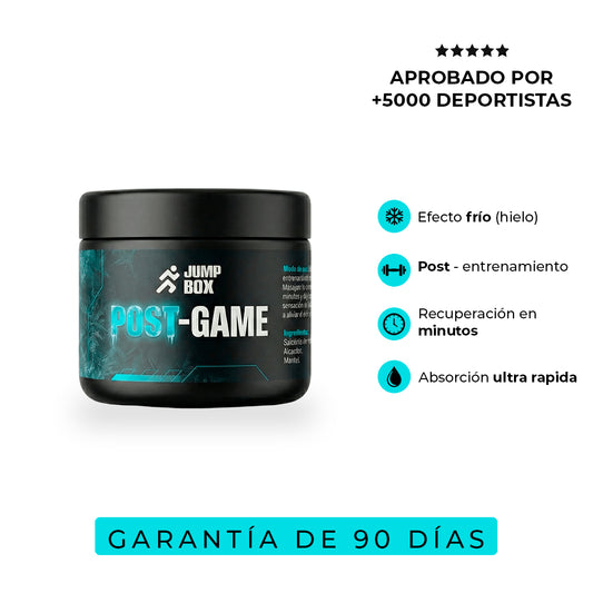 POST-GAME: Gel de Recuperación Muscular - Efecto Frio 50gr.