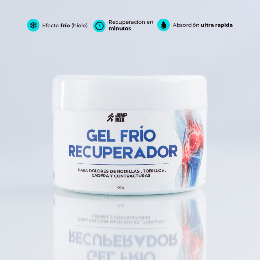 Gel Frío Recuperador Para Dolores Articulares y Musculares 100g. - Nico de Jump Box