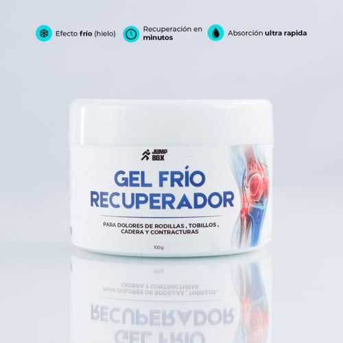 Gel Frío Recuperador Para Dolores Articulares y Musculares 100g. - Nico de Jump Box