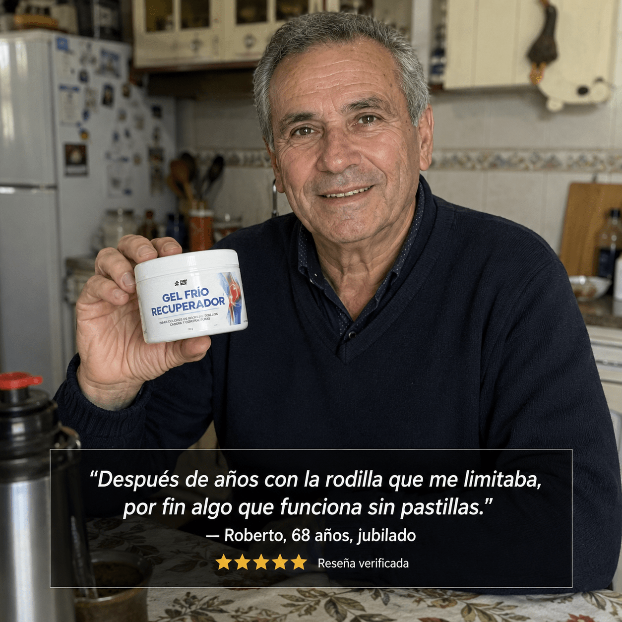 Gel Frío Recuperador Para Dolores Articulares y Musculares 100g. - Nico de Jump Box