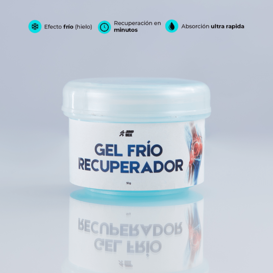 Gel Frío Recuperador Para Dolores Articulares y Musculares 50g - Nico de Jump Box