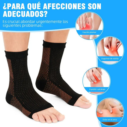 Media de Compresión Corta con Soporte de Arco y Tobillo - Nico de Jump Box