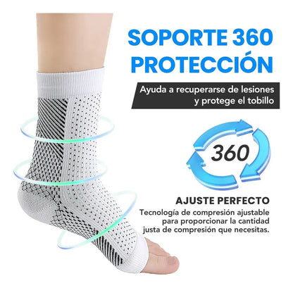 Media de Compresión Corta con Soporte de Arco y Tobillo - Nico de Jump Box