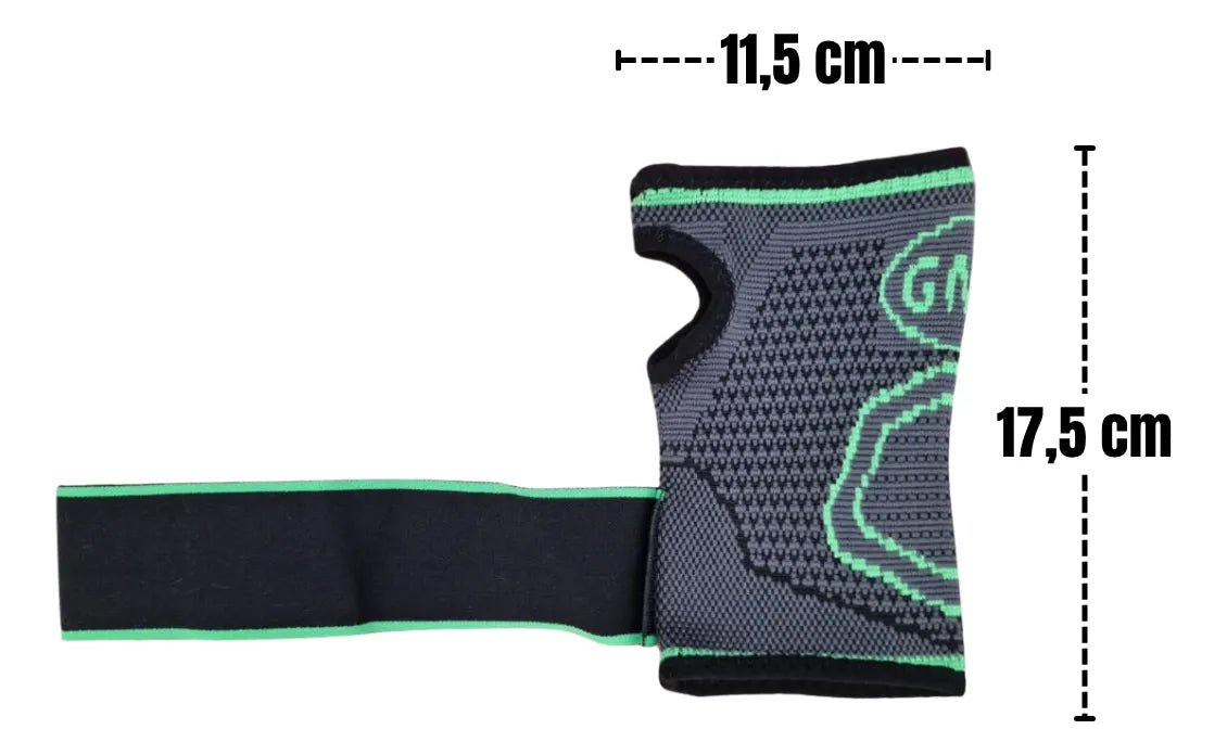 Muñequera Ajustable con Velcro y Soporte de Palma - Nico de Jump Box