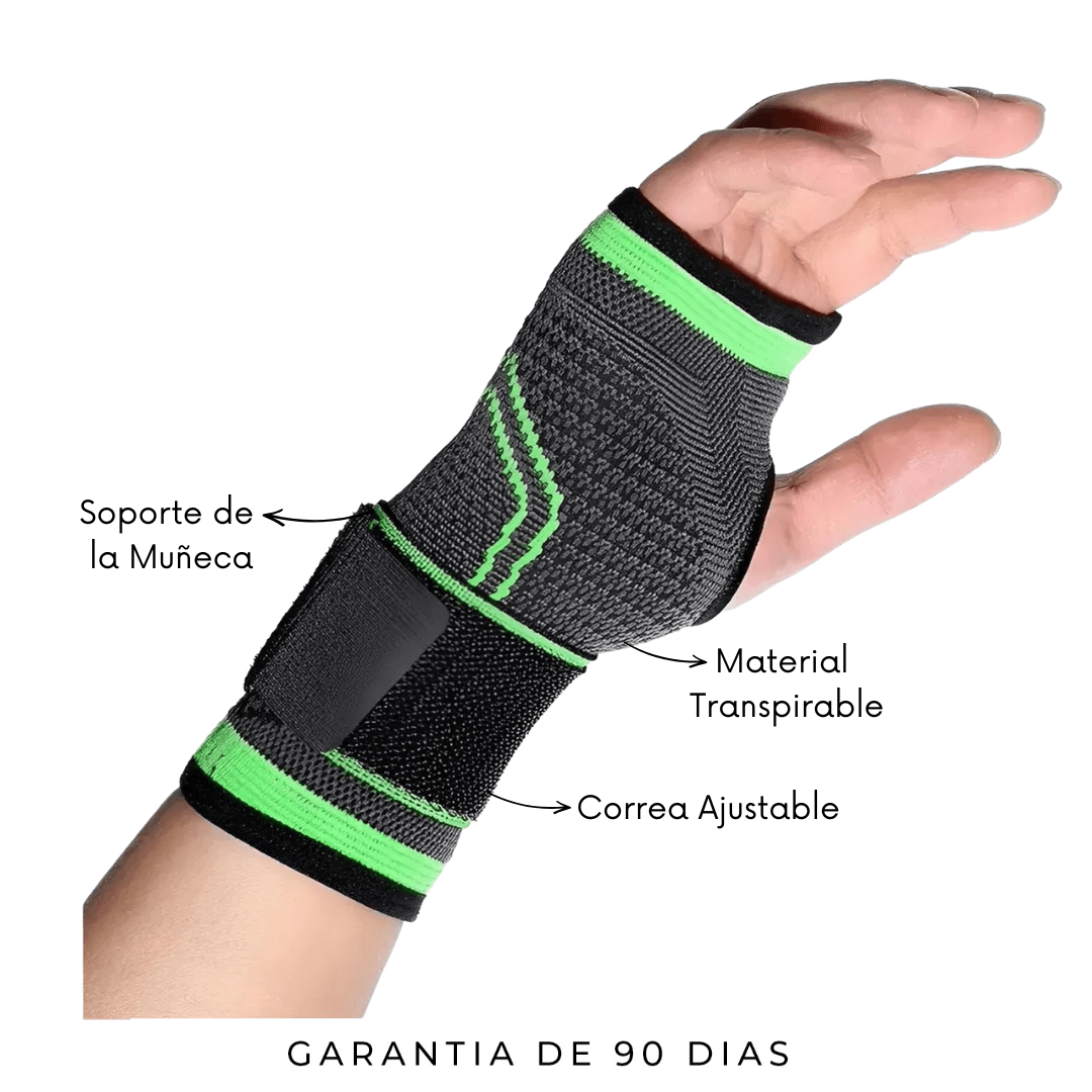 Muñequera Ajustable con Velcro y Soporte de Palma - Nico de Jump Box