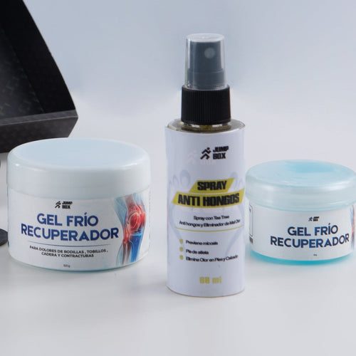 Pack Mundialista : Gel 100gr + Spray + Gel 50gr - Nico de Jump Box