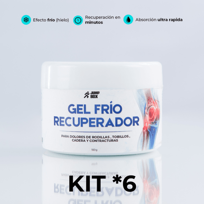 PACK x6 - Gel Frío Recuperador 100gr. - Nico de Jump Box