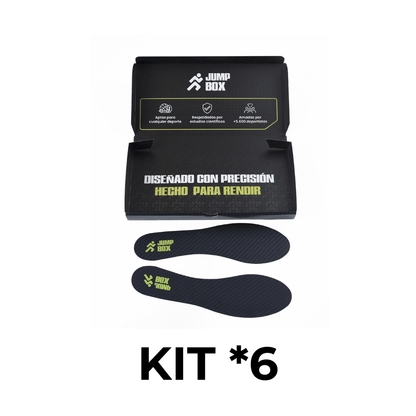 PACK x6 - Plantillas Fibras de Carbono - Nico de Jump Box