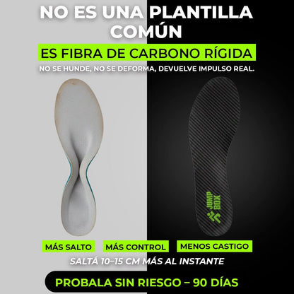 Plantillas 100% Fibra de Carbono para Amantes del Deporte - Nico de Jump Box
