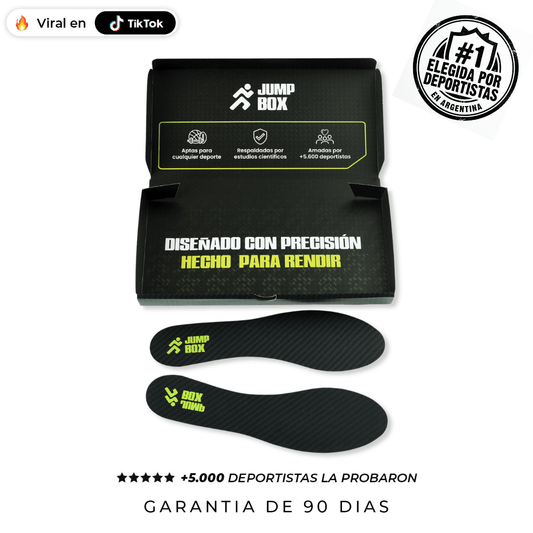 Plantillas 100% Fibra de Carbono para Amantes del Deporte - Nico de Jump Box