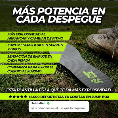 Plantillas de Fibra de Carbono para Alto Rendimiento. - Jump - Box Arg