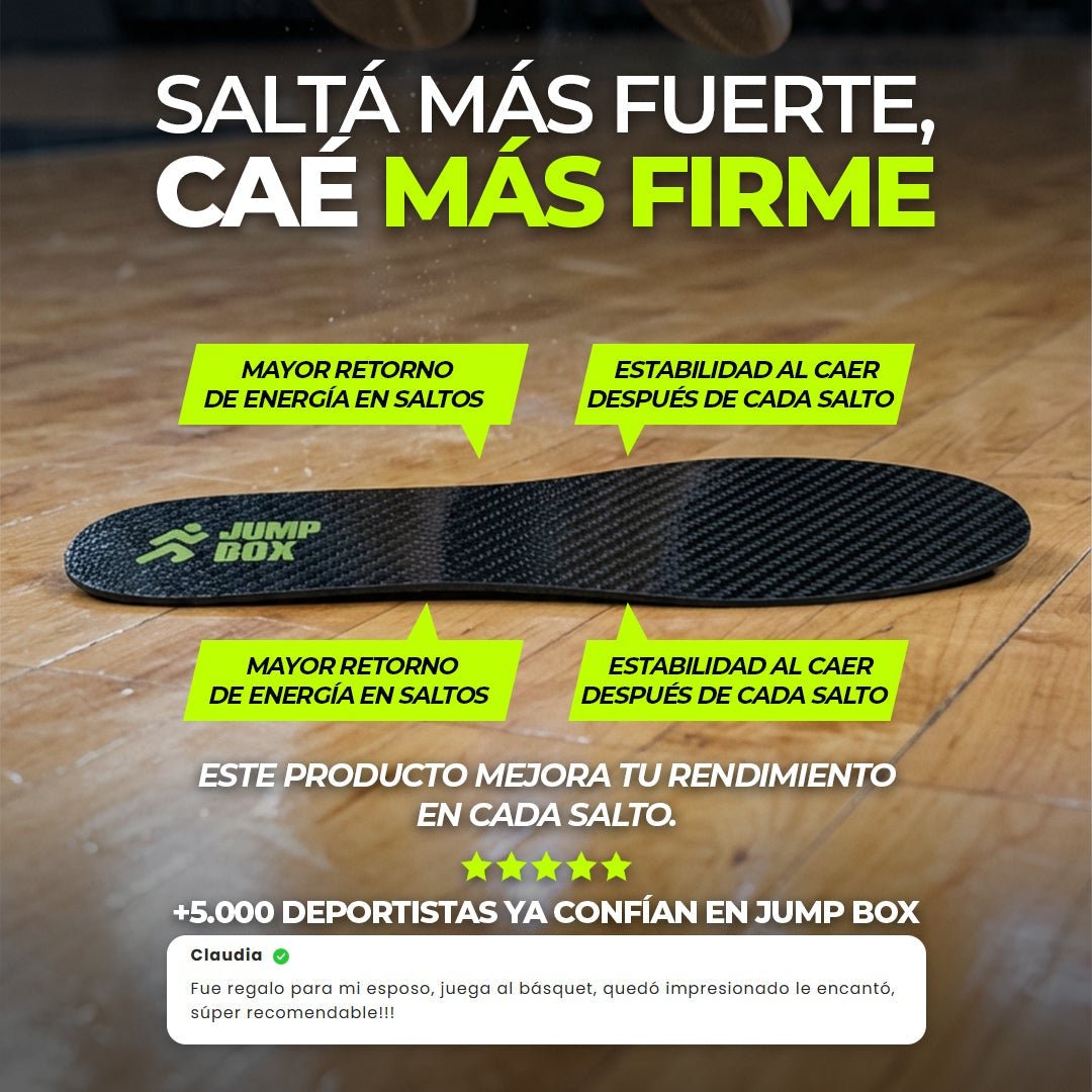 Plantillas de Fibra de Carbono para Alto Rendimiento. - Jump - Box Arg
