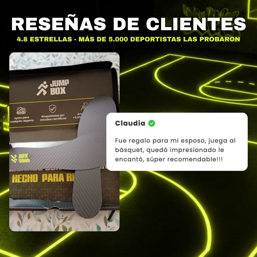 Plantillas de Fibra de Carbono para Alto Rendimiento. - Jump - Box Arg