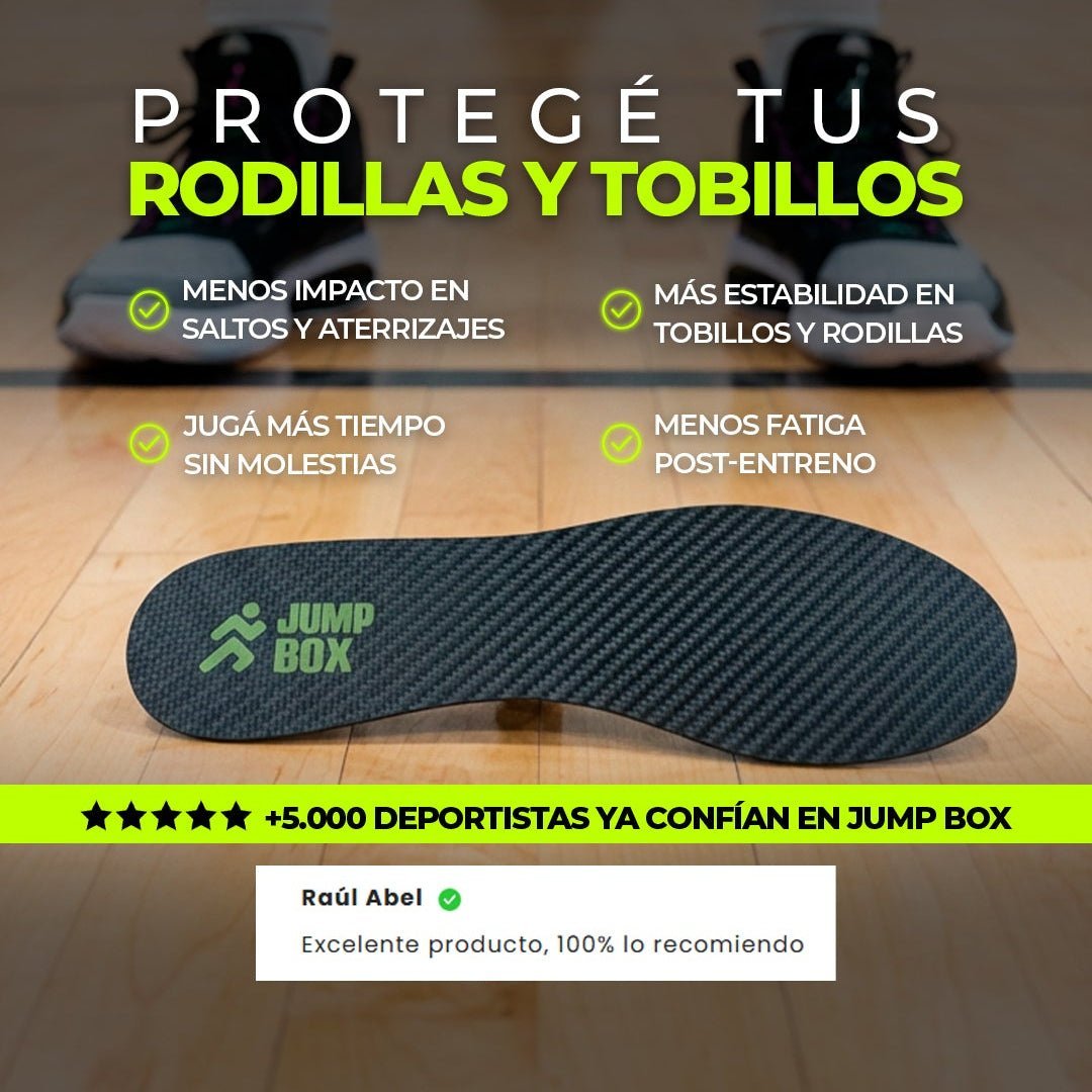 Plantillas de Fibra de Carbono para Amantes del Basquet - Nico de Jump Box
