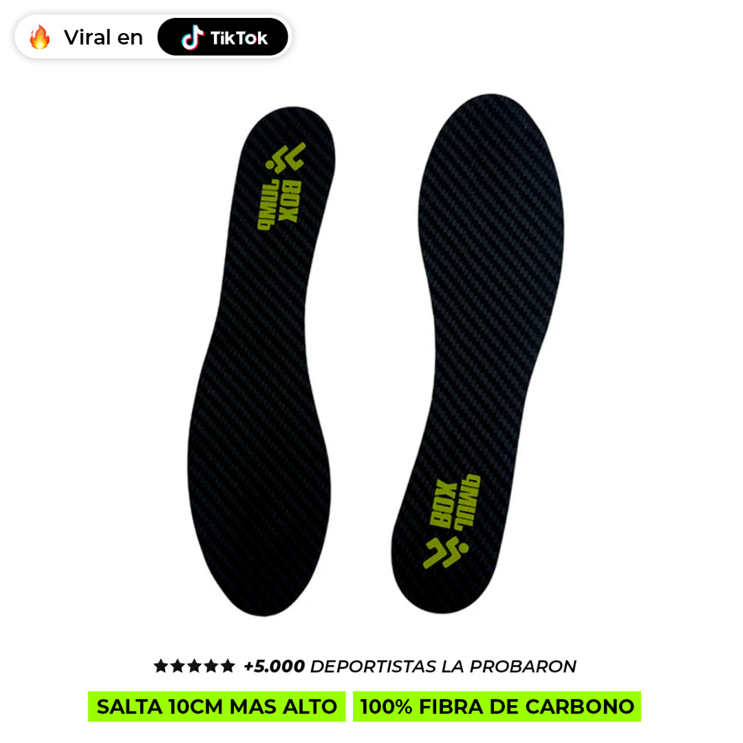 Plantillas 100% Fibra de Carbono para Deportistas
