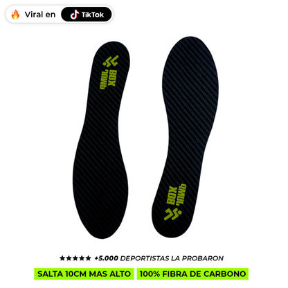 Plantillas 100% Fibra de Carbono para Deportistas