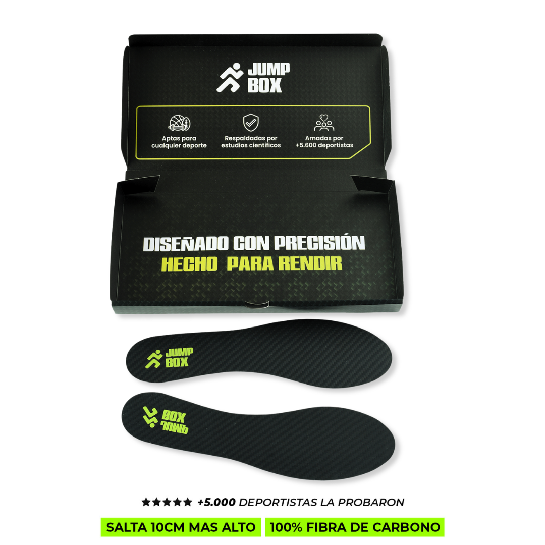 Plantillas 100% Fibra de Carbono para Deportistas