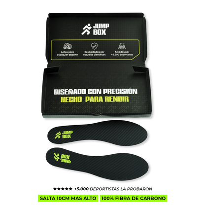 Plantillas 100% Fibra de Carbono para Deportistas