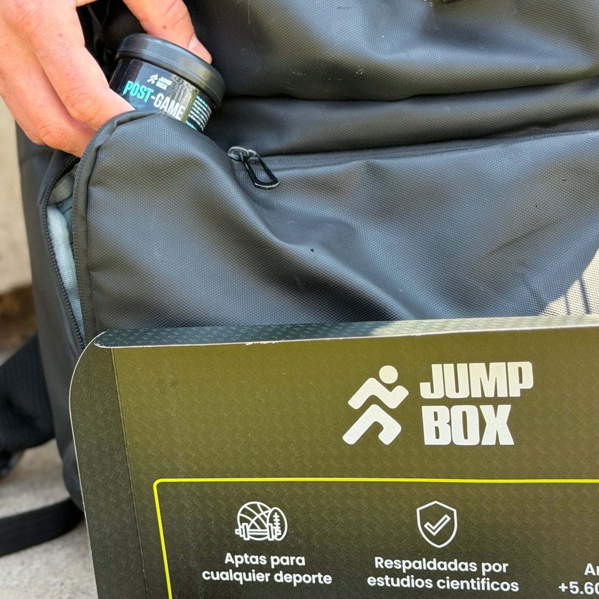 POST - GAME: Gel de Recuperación Muscular - Efecto Frio 50gr - Jump - Box Arg