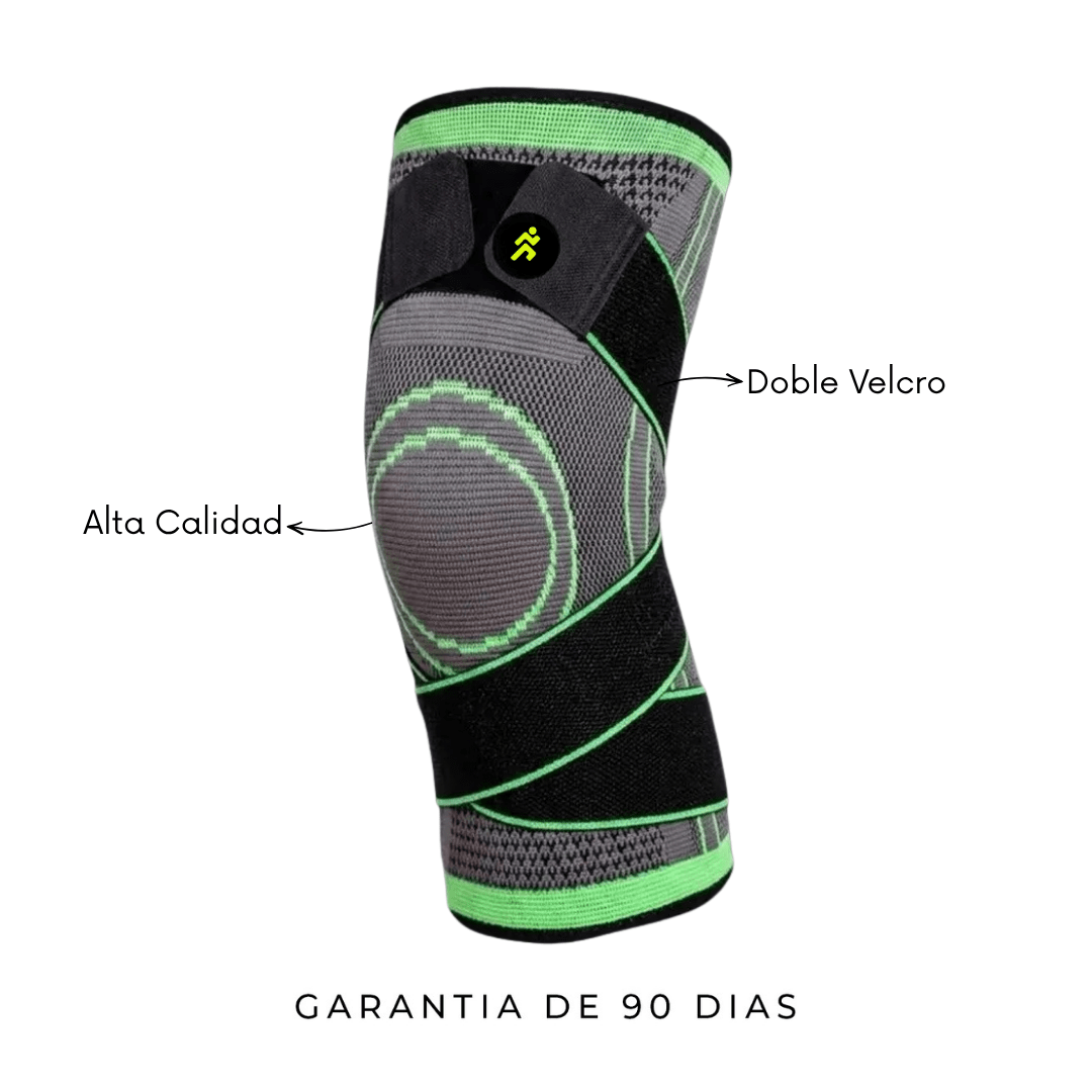 Rodillera Deportiva de Compresión con Doble Velcro Ajustable - Nico de Jump Box