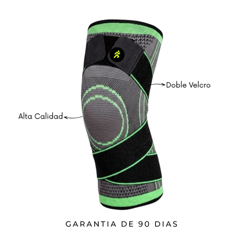 Rodillera Deportiva de Compresión con Doble Velcro Ajustable - Nico de Jump Box