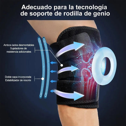 Rodillera Reforzada de Neopreno con Rótula Abierta - Nico de Jump Box