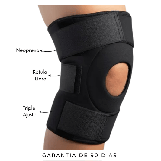 Rodillera Reforzada de Neopreno con Rótula Abierta - Nico de Jump Box