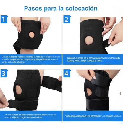 Rodillera Reforzada de Neopreno con Rótula Abierta - Nico de Jump Box