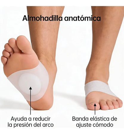 Soporte de Arco Plantar de Silicona · Par · Talle Único - Nico de Jump Box