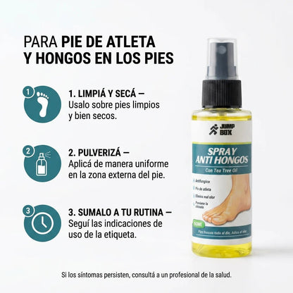 Spray Anti Hongos para Pies y Calzado 60ml - Nico de Jump Box