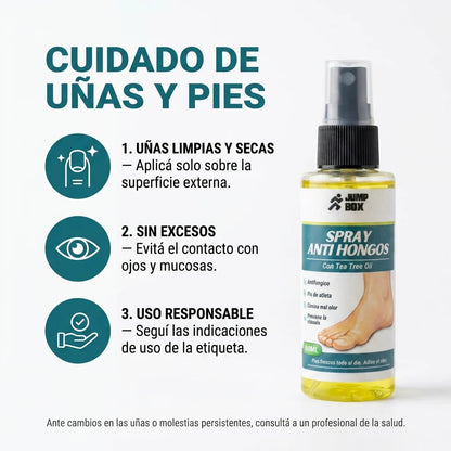 Spray Anti Hongos para Pies y Calzado 60ml - Nico de Jump Box