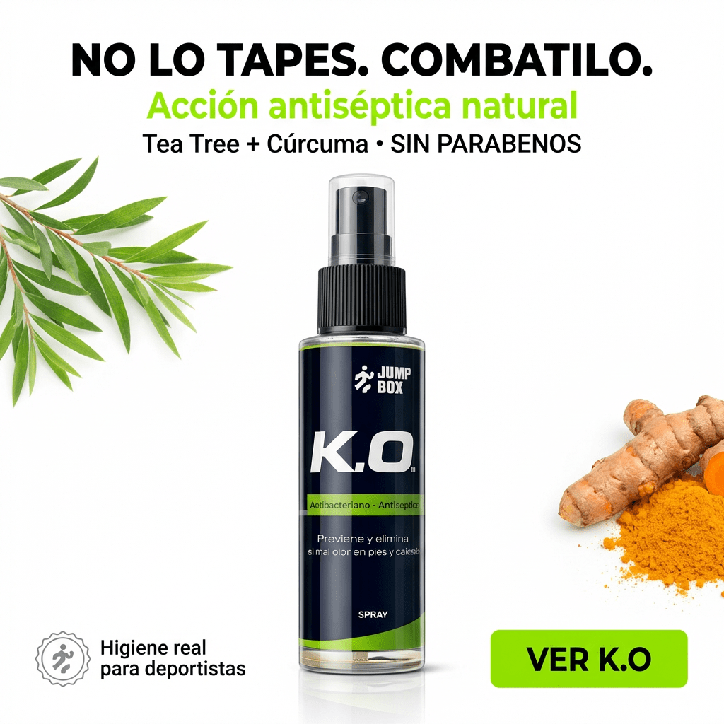 Spray K.O. - Elimina Mal Olor, Bacterias en Pies y Calzado - Jump - Box Arg