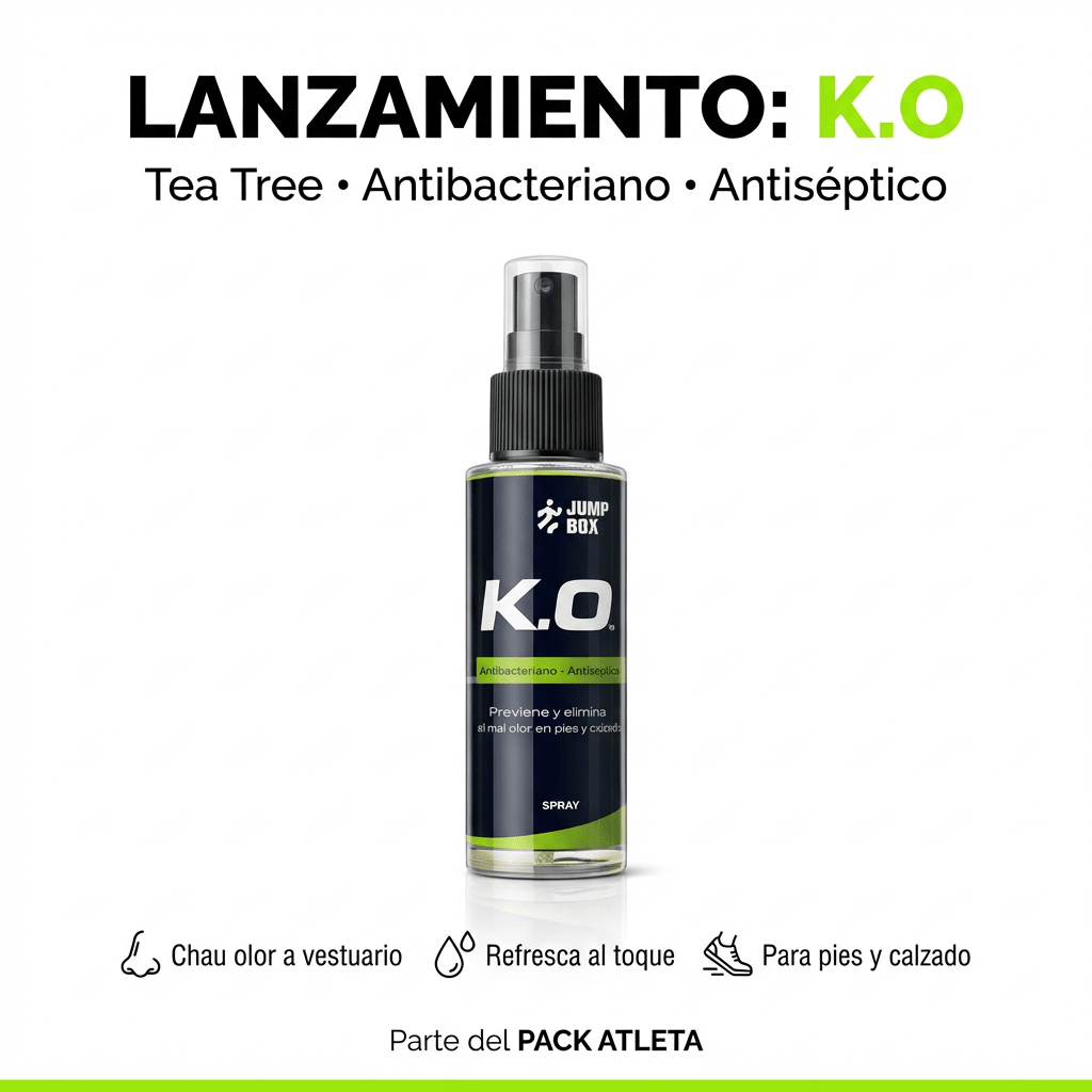 Spray K.O. - Elimina Mal Olor de Pies y Calzado - Jump - Box Arg