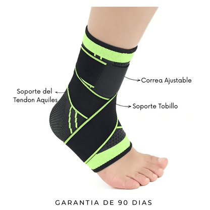 Tobillera Ajustable con Banda Cruzada de Soporte - Nico de Jump Box